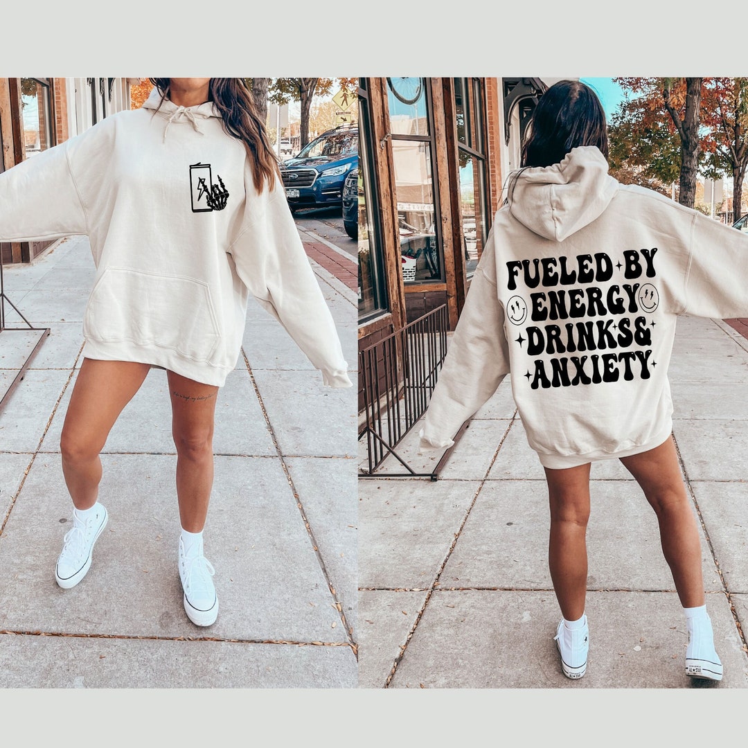 Fueled by Energy Drinks and Anxiety SVG, Energy Drinks Svg, Energy