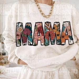 floral mama png, mama flower png, mama flower png, mama floral, mama groovy png, mama groovy, mama graphic, floral mama png image 2