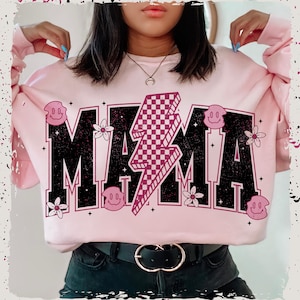 Rayo de mamá PNG, mamá divertida png, mamá Png, camiseta de mamá png, vida de mamá Png, sublimación de mamá, mamá retro png, diseños de sublimación