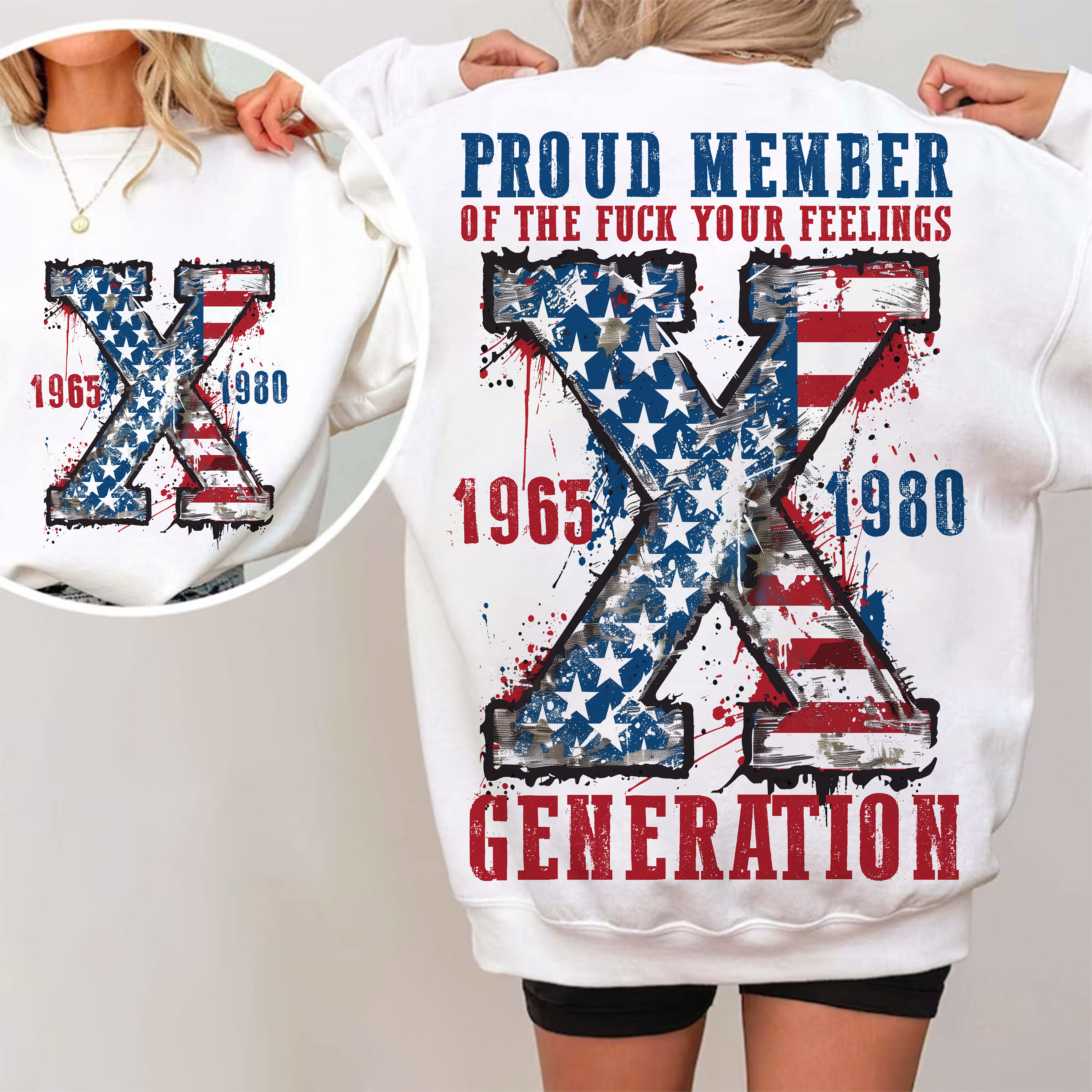 Proud Member Fck Your Feelings Generation png, 4th of july png, American Flag Design png, Usa png, America png, Gen-X Sarcastic, Gen X png