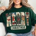 Retro Christmas PNG, Christmas Shirt PNG, Vintage Christmas PNG, Santa Claus png, Christmas Sublimation, Merry Christmas png, T-shirt design