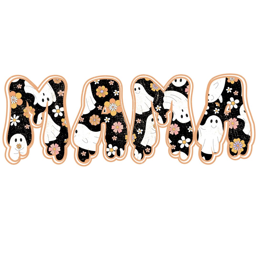 Retro Halloween Mama PNG Retro Halloween PNG Groovy - Etsy