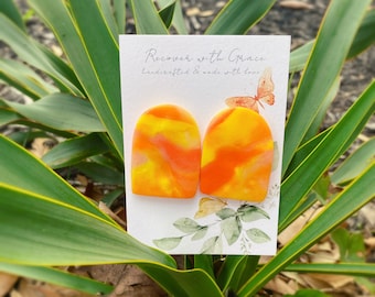 Sunrise Marble Studs