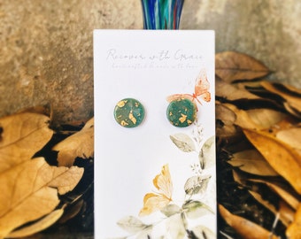 Golden Earth Studs