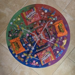 Resin Candy End/Side Table