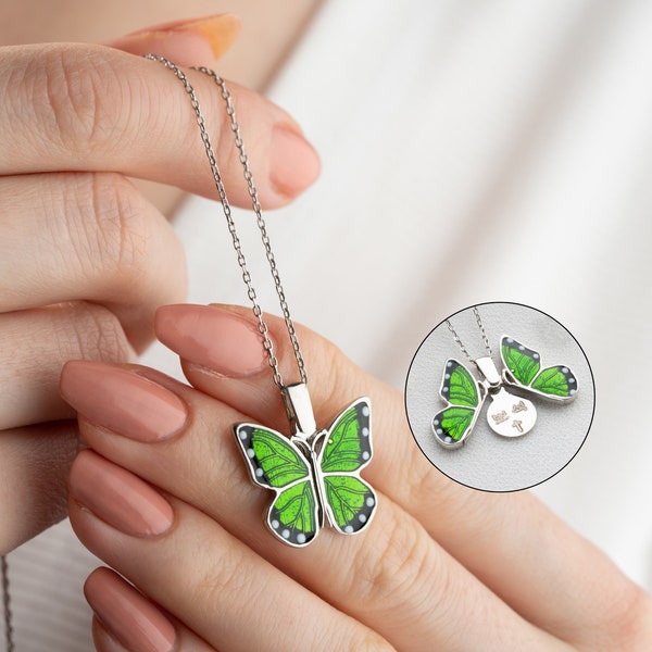 Butterfly Necklace Etsy