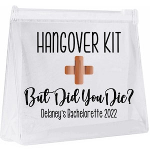 Katerpakket | Maar ben je gestorven | Vrijgezellenfeest cadeau | Huwelijkscadeau | Bachelorette Hangover Kit | Cadeauzakje bruidsmeisje | Maar ben je dood gegaan