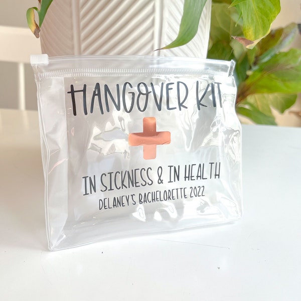 Hangover Kit | Bachelorette Party Gift | Wedding Gift | Bachelorette Hangover Kit | Bridesmaid Gift Bag