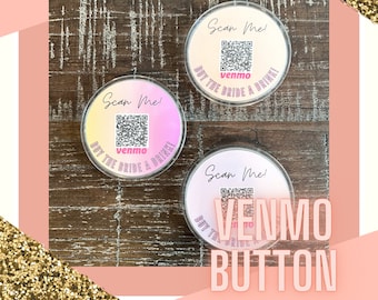 Venmo Bachelorette Party Badge Pin | Venmo Button | 2.5 inch button | Custom Button | Custom Bachelorette Button | Buy the Bride a Drink