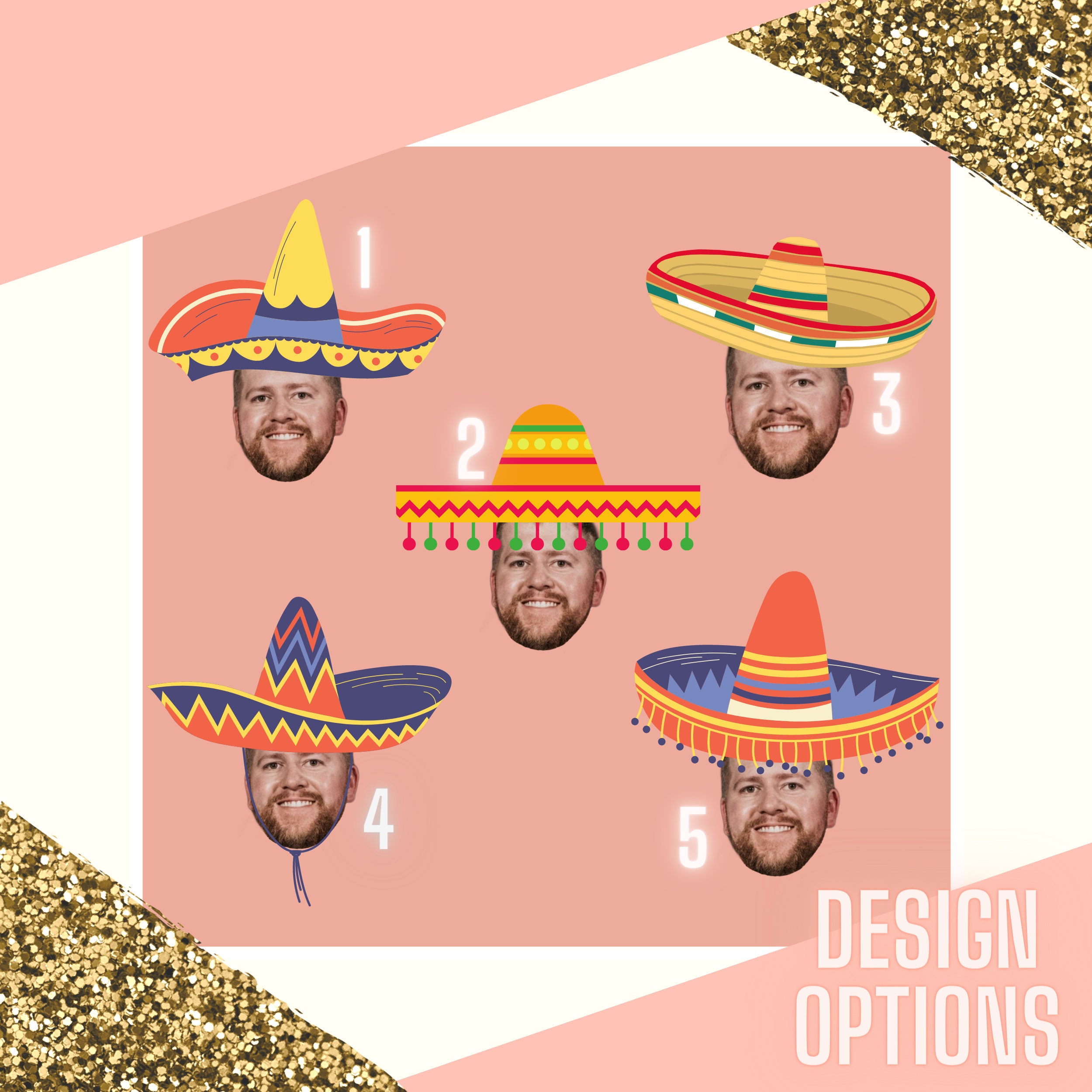 Sombrero Tattoo Cinco De Mayo Tattoos Bachelorette Party Etsy