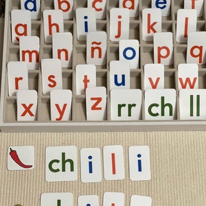 Movable Alphabet Complete in Spanish