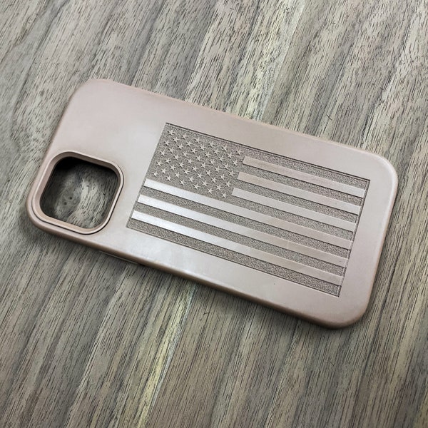 Premium American Flag Phone Case. Laser Cut in USA