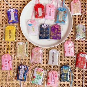 Omamori, Good luck charm, lucky charm, Omamori charm, Luck charm, Japanese Omamori, Prayer, Good fortune charm, Gift ideas, Back to school