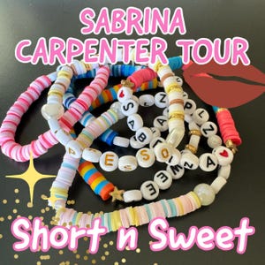 Sabrina Carpenter Short n Sweet Tour Bracelets