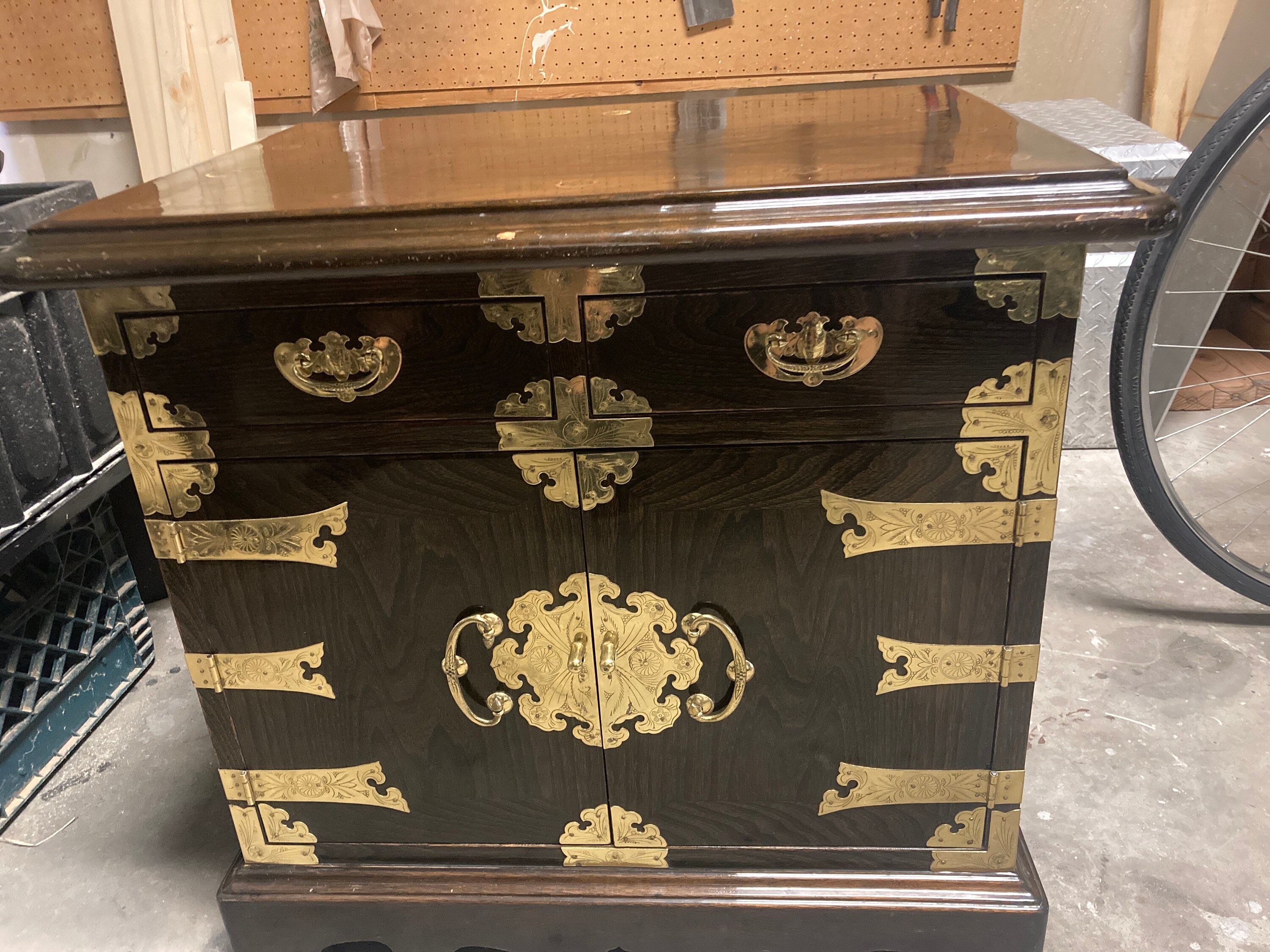 Antique Korean Tansu Chest Etsy