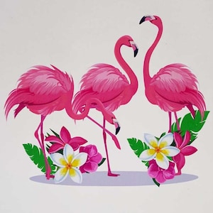 3D Flamingo Pop Up Birthday Card: Elegant Celebration