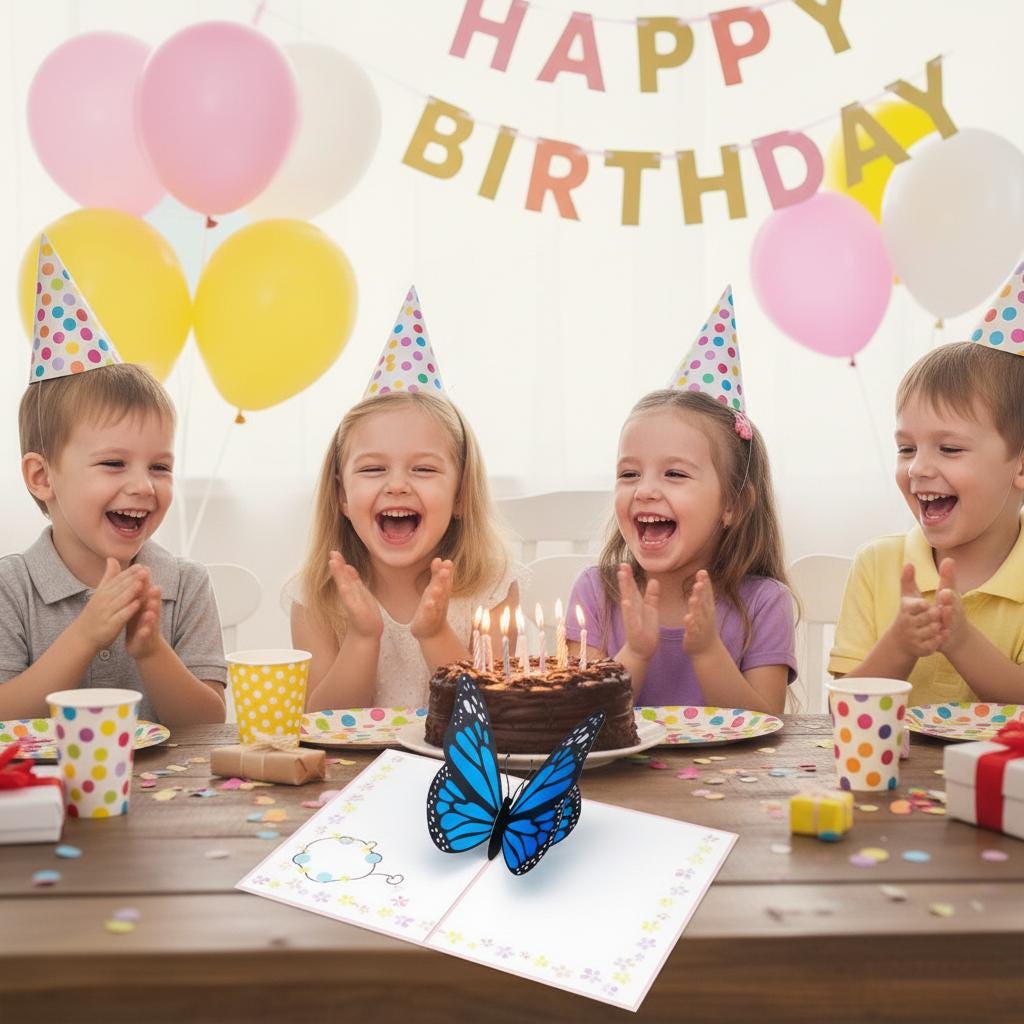 Blue Morpho Butterfly Pop-up Card – Handcrafted 3D Greeting - Etsy