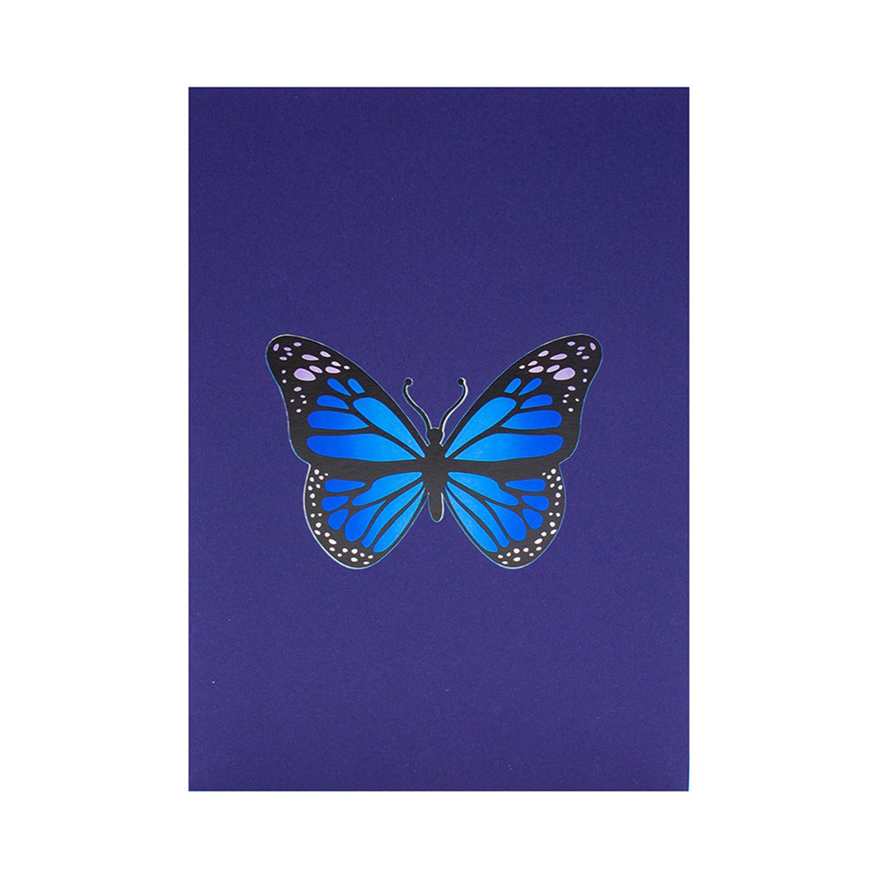 Blue Morpho Butterfly Pop-up Card – Handcrafted 3D Greeting - Etsy
