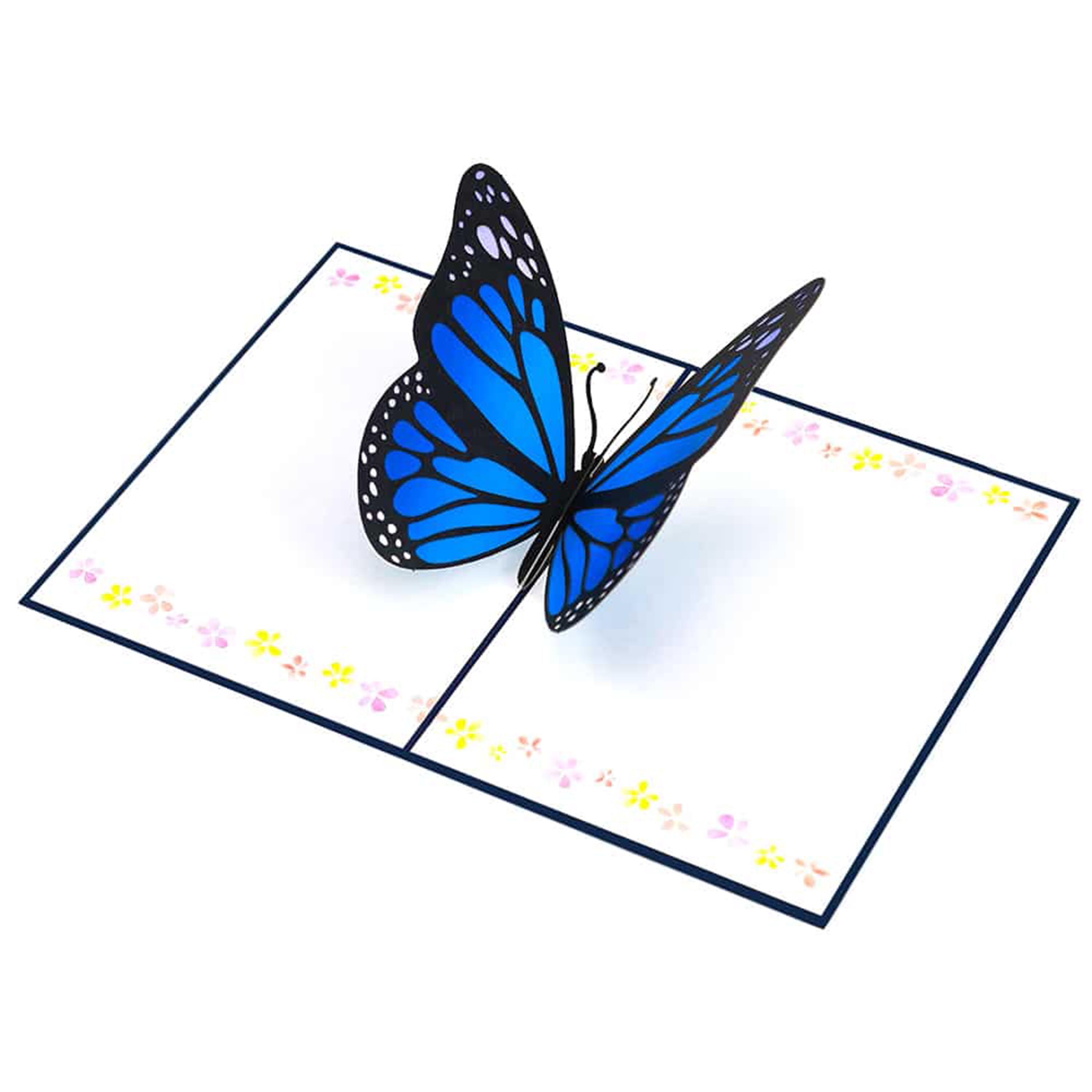 Blue Morpho Butterfly Pop-up Card – Handcrafted 3D Greeting - Etsy
