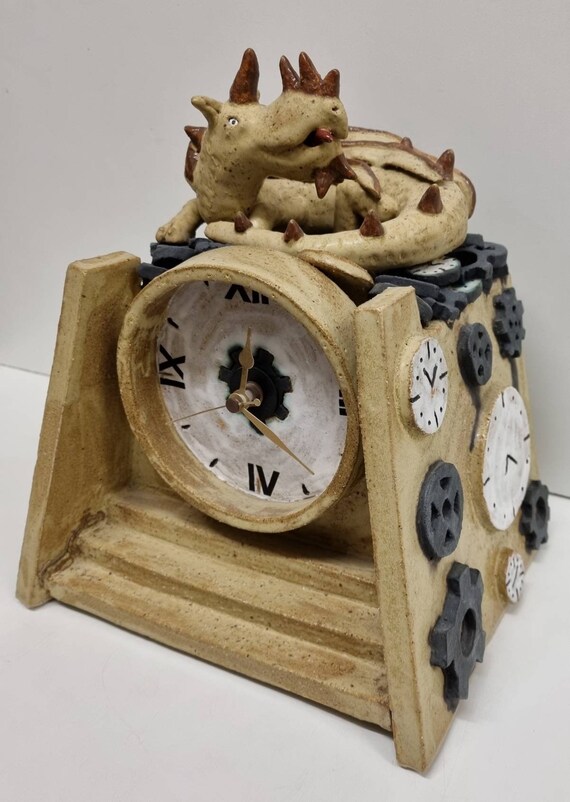 Dragon Clock Etsy