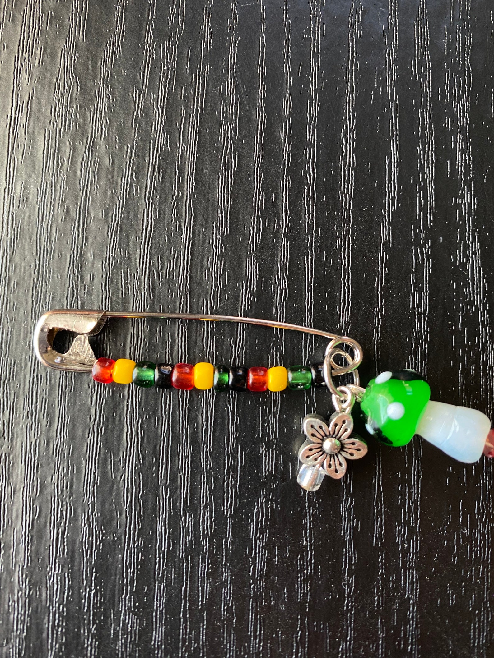 Safety Pin Bag Charms Protection Pins Beaded Charms Etsy