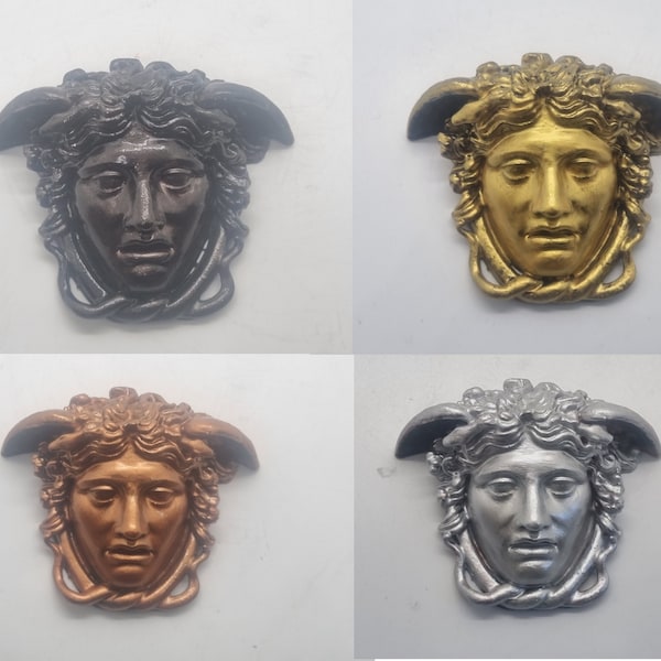 Medusa Rondanini Kühlschrankmagnet (einzeln oder als Paar), 3D gedruckte Skulptur, Geschenkidee der griechischen Mythologie, hellenistische römische Kunst, Gorgon-Statue,