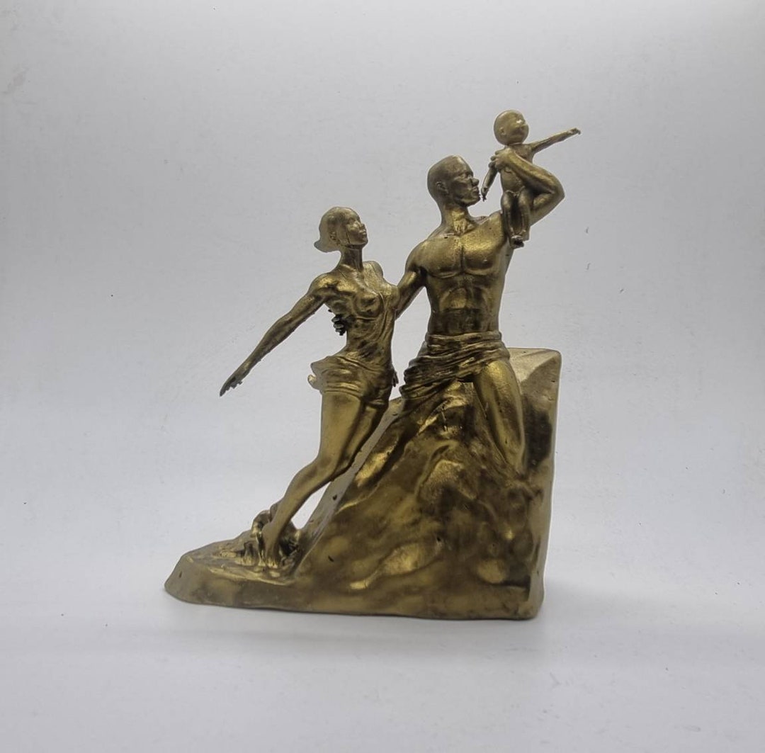 Bronze African Renaissance Monument. 3d Printed African Sculpture ...