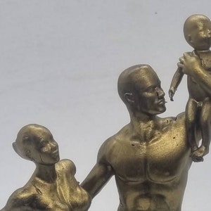 Bronze African Renaissance Monument. 3d Printed African Sculpture ...