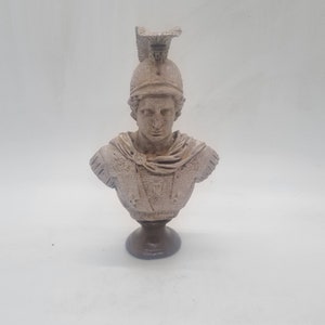 Alexander the Great, 3d printed resin bust, greek history statuette,history gift idea, Hellenistic Roman art statue, marble head sculpture .