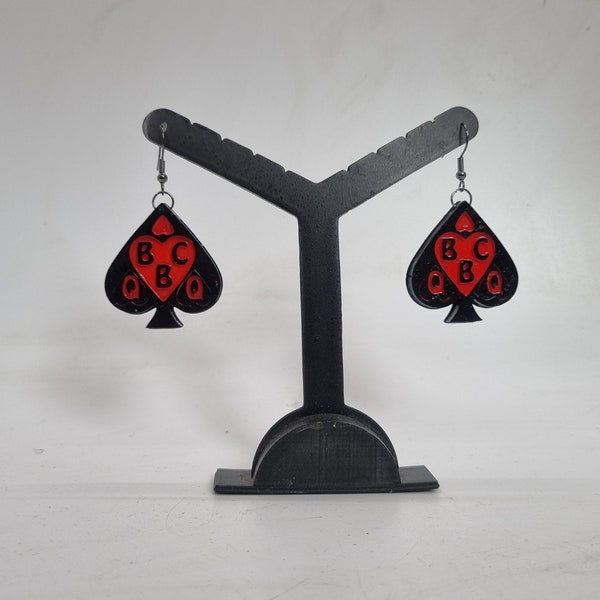 Queen Of Spades Style 9, Hotwife, Cuckold, BBC, Slut, Earring Ear