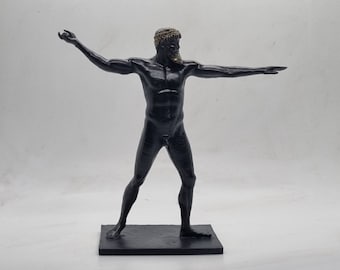 ローマ神話のユピテル神またはギリシャ神話のゼウス神 高さ:60 cm ゼウス像 ローマ神話のユピテル神 古代ギリシャ神話 ブロンズ製 高さ