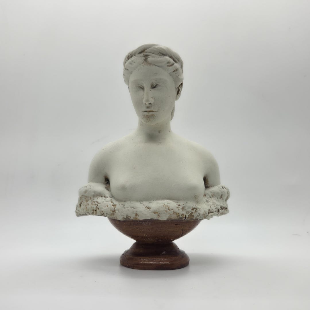 ペルセポネの3Dプリント胸像。ギリシャ神話の小像、神々と女神