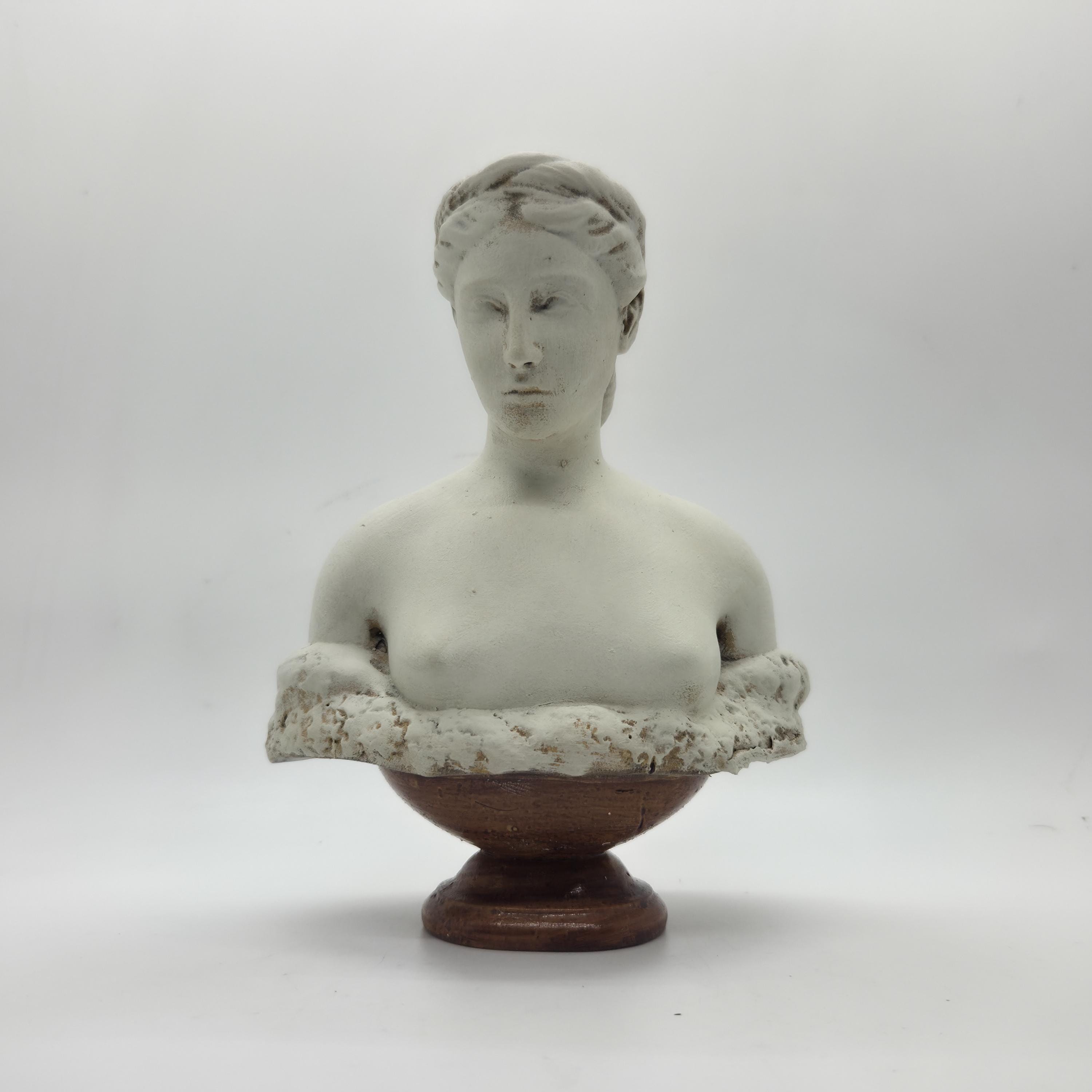 ペルセポネの3Dプリント胸像。ギリシャ神話の小像、神々と女神