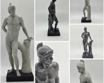 Mars figurine,god of war statuette, roman god statue, hellenistic art sculpture, Roman deity, roman mythology gift idea