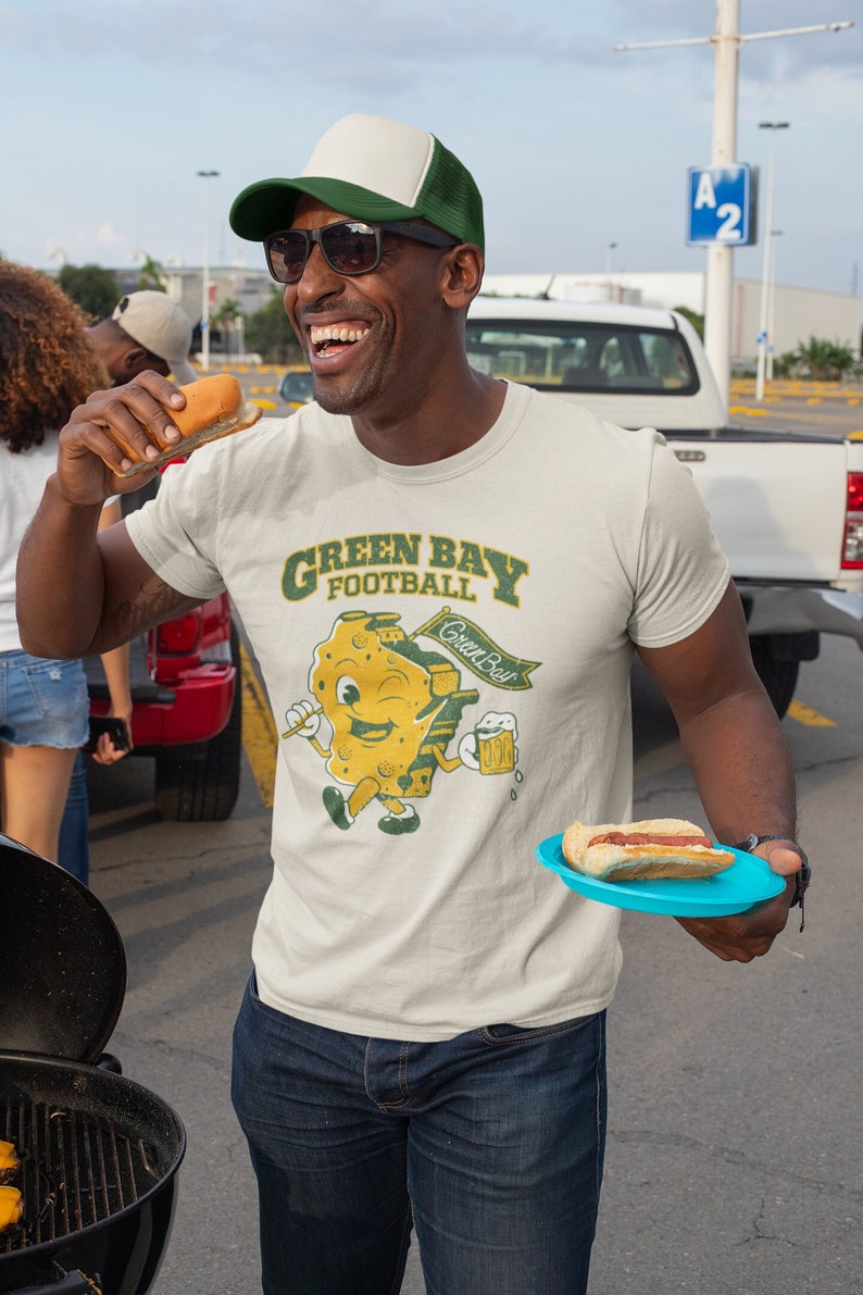 Green Bay Football Cheese Tee image 1