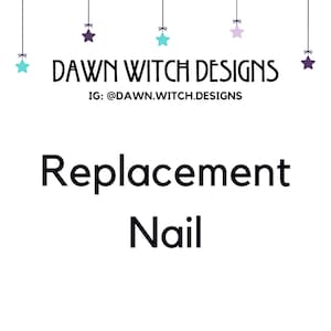 Replacement Nails | Press On Nails | Witchy Nails | Gothic Press Ons | False Nails | Glue On Nails