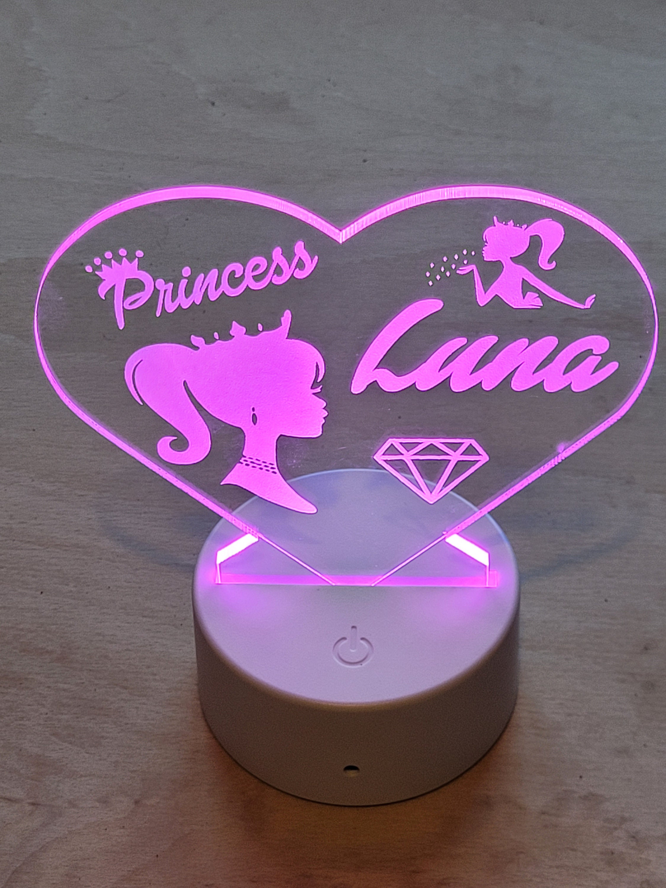 Personalized Barbie Night Light Etsy