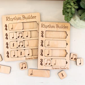 Rhythm Builder//teacher tools//music education//piano teachers//elementary music//music theory