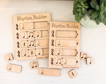 Rhythm Builder//teacher tools//music education//piano teachers//elementary music//music theory