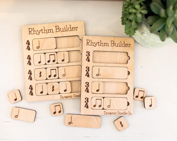 Rhythm Builder//teacher tools//music education//piano teachers//elementary music//music theory