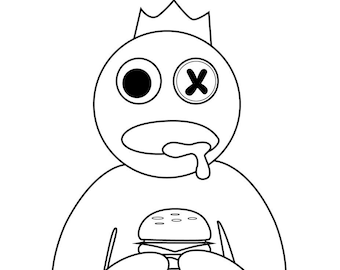 Azul con una hamburguesa SVG