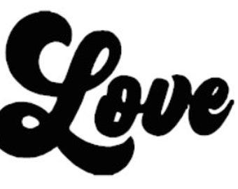 Love Retro SVG