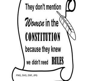 Mujeres en la constitución SVG
