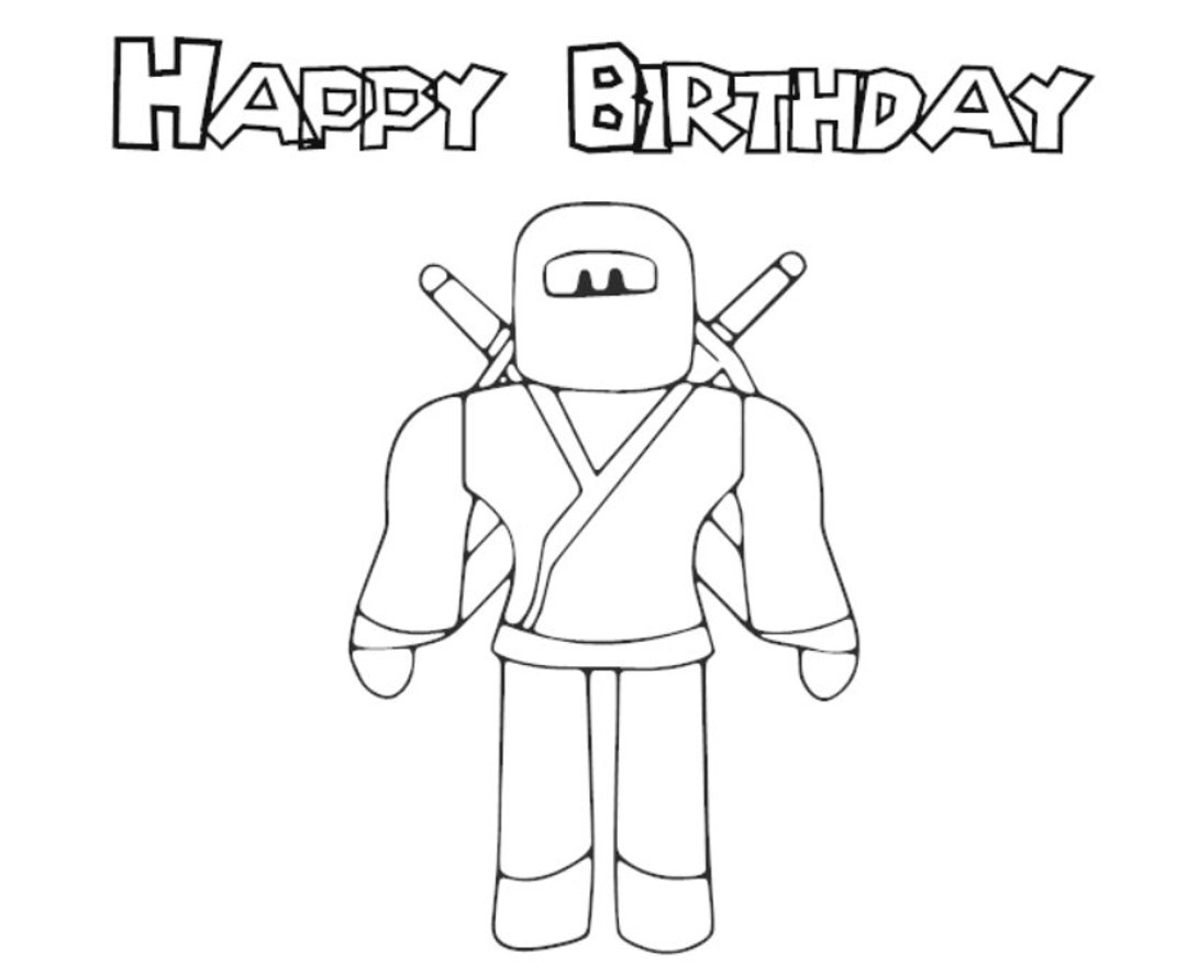 Happy Birthday Ninja SVG - Etsy