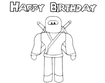 Feliz cumpleaños Ninja SVG