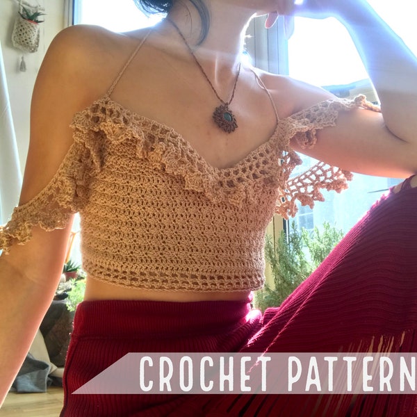 Anas Top-crochet off the shoulder top pattern