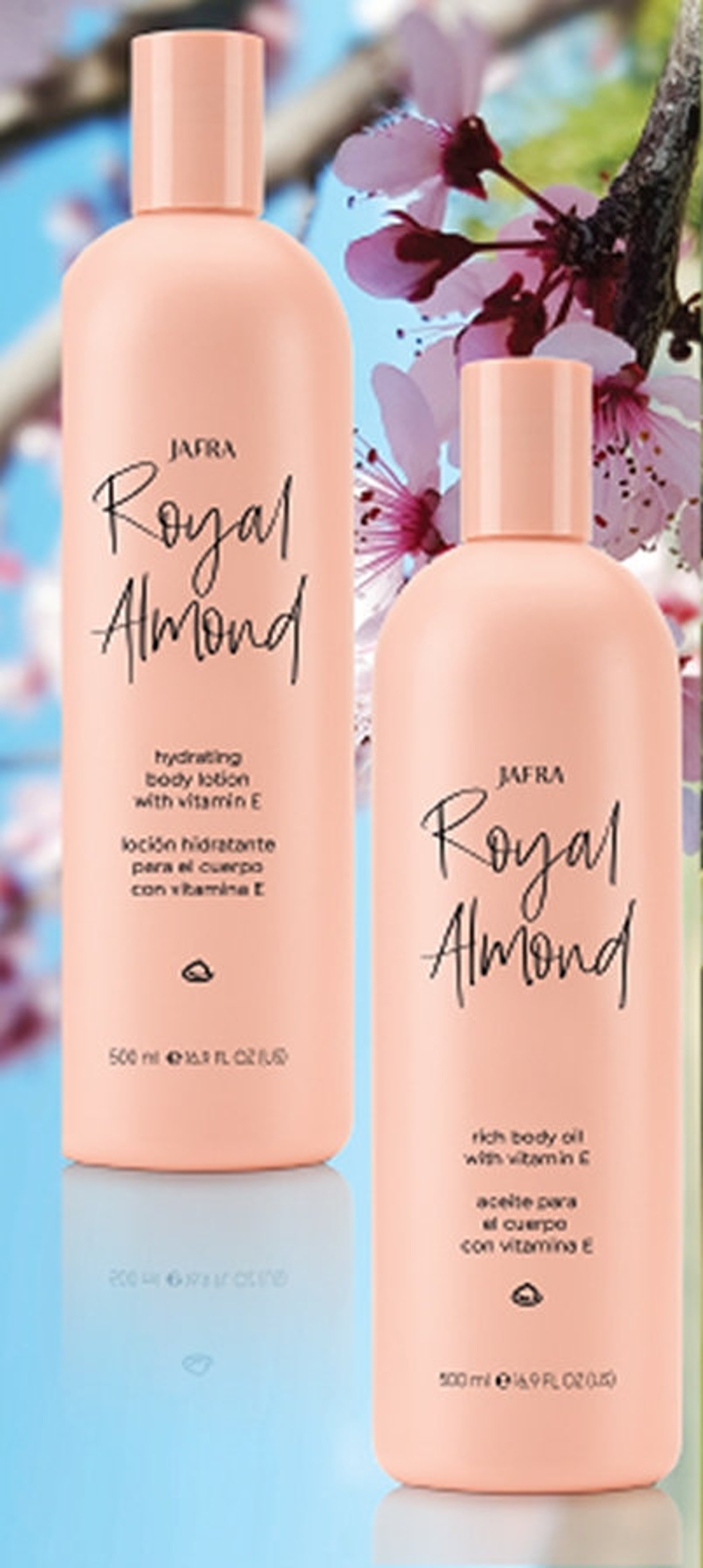 Jafra Royal Almond Lotion and Oil With Vitamin E Etsy