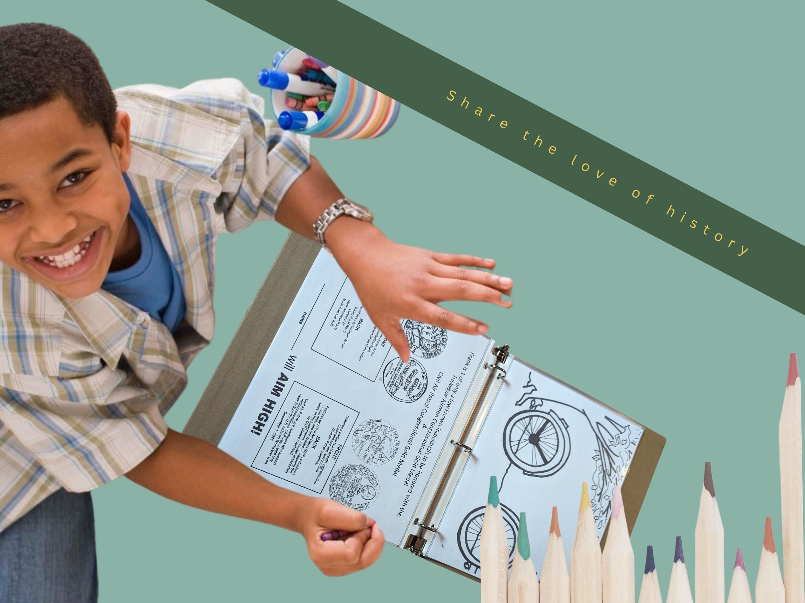 Dyslexia Printable workbook tuskegee Airmen History educational PDF ...