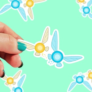 Legend of Zelda Fairy Sticker | Ocarina of Time | Majoras Mask | Navi | Tatl | Zelda Stickers | Waterproof Sticker | Laptop Sticker | 0078G