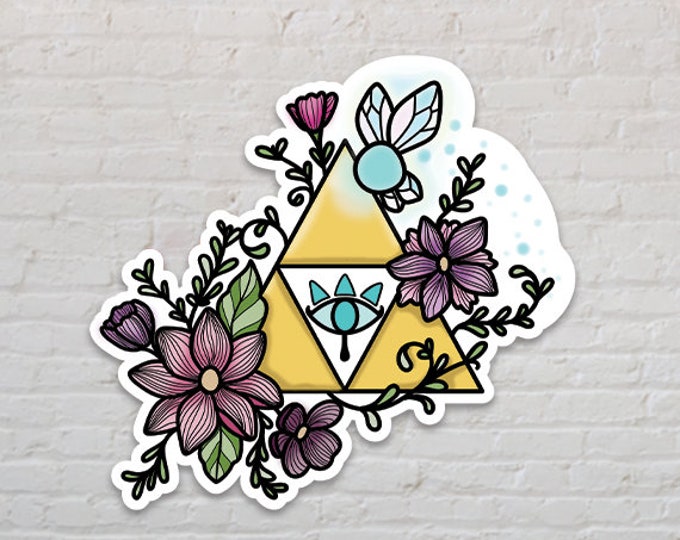 Legend of Zelda Triforce Sticker Zelda Triforce Waterproof Sticker